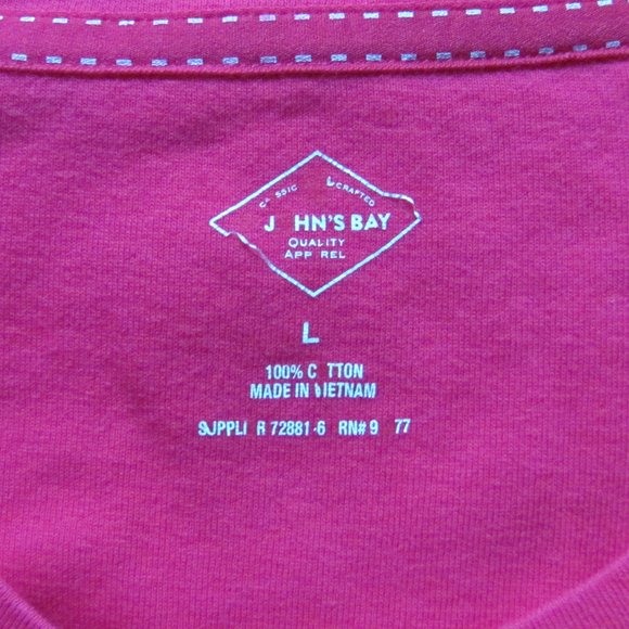 St. John's Bay V-Neck Short Sleeve T - Picture 3 of 4